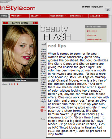 Chantal Moore: InStyle.com